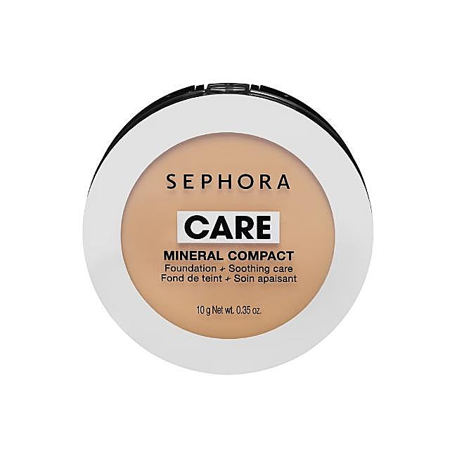 Colección Sephora de cuidado mineral compacto.